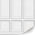 Folhas de revestimento de parede para painel de madeira em escala 1:12 Dollhouse