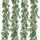 Folhas de salgueiro artificial Vine da RECUTMS, pacote com 4, 172 cm