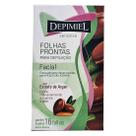Folhas Depilatórias Facial Sensitive Óleo de Argan - Depimiel