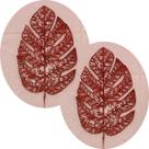 Folhas Flores Enfeite Natal Gliter Vermelho Kit 12pçs 35cm Folhas Flores Enfeite Natal Gliter Vermelho Kit 12pçs 35cm