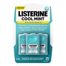 Folhas Listerine Pocketpaks Cool Mint 72 Unidades