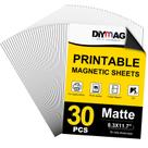 Folhas magnéticas DIYMAG, 30 peças, foscas, 21x30 cm, flexíveis