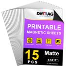 Folhas magnéticas imprimíveis DIYMAG 15 Matte 22x28 cm
