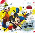 Folhas Para Colorir Com Maleta Mickey 8 fls Tilibra