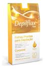 Folhas Prontas Depilação Corporal Depilflax 20un