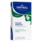 Folhas Prontas DepiRoll Facial Óleo Coco 16 unidades