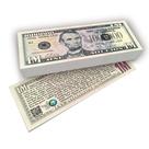 Folheto Evangélico Tract Planet Nota de Um Milhão de Dólares Lincoln 100 unidades