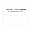 FOLHETO Procuração do Escolhido 500 UNIDADES de Papel Couchê 80g FOLHETO Procuração do Escolhido 500 UNIDADES de Papel Couchê 80g