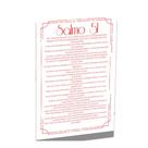 Folheto Salmo 51 - 500 Unidades - Papel Couchê 90g Folheto Salmo 51 - 500 Unidades - Papel Couchê 90g