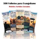 Folhetos Para Evangelismo - Pacote Com 500 Unidades - Varios Temas Sortido Folhetos Para Evangelismo - Pacote Com 500 Unidades - Varios Temas Sortido
