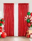 Fondo de lentejuelas Eternal Beauty rojo 91x213 cm 2 paneles