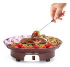 Fondue Elétrico De Fusão De Chocolate De 10 garfos Fondue 220V