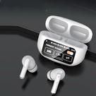 Fone A9 De Ouvido Sem Fio Bluetooth Microfone Hd, Tela Touch Cor Branco com cancelamento de Ruidos