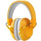 Fone Abafador De Ruido Dobravel Ajustavel Amarelo Mo-Jz-E01