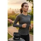 Fone Bluetooth 5.3 Preto Esportivo Clip-Ear Sem Fio