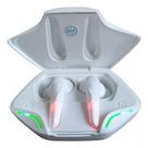Fone Bluetooth Esportivo G11 Intra Auricular Gamer Led - Branco