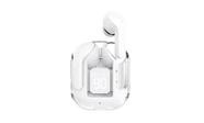 Fone Bluetooth UltraPods Pro Sem Fio Estojo Transparente Inteligente