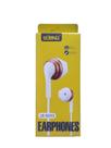 FONE COM FIO TIPO P2 LELONG LE0233 cor:amarelo