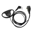 Fone com microfone de lapela ptt para radio ht motorola EP450 EP 450 SP50 fone tipo D