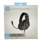 Fone com Microfone Gamer Stereo 1 P2+USB H500 Preto HP