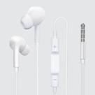 Fone de Ouvido 3.5mm Rubber Premium branco