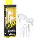 Fone De Ouvido 5+ Easy Flat Com Microfone Branco Fone De Ouvido 5+ Easy Flat Com Microfone Branco