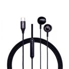 Fone de ouvido auricular com microfone USB-C Preto F11P - Lity