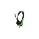 Fone de ouvido Avid Education AE-36-GR estéreo com microfone Boom verde