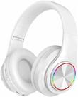 Fone De Ouvido B39 Bluetooth Sem Fio Gamer Led Dobravel Branco - Bela Shopping