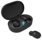 Fone de Ouvido Bluetooth 5.0 E6s TWS Sem Fio Intra Auricular Display LED Preto