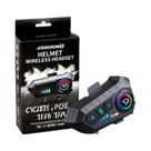 Fone De Ouvido Bluetooth 5.3 À Prova d'Água Para Capacete De Moto IPX6, Reprodutor MP3 Sem Fio Com