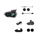 Fone De Ouvido Bluetooth 5.4 Sem Fio Para Capacete De Motocicleta, Chamada Mãos-Livres, À Prova