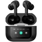 Fone de Ouvido Bluetooth Aiwa Pro AWTWSGPROB ANC Cancelamento de Ruído Ativo Tela LCD Touch Bluetooth 5.4 Preto