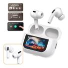 Fone De Ouvido Bluetooth Basike Prime Tela Lcd Cor Branco