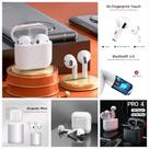 Fone de ouvido Bluetooth branco mini pro 4