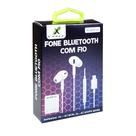 Fone de ouvido bluetooth com fio e com microfone x-cell xc-bth-23