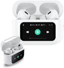 Fone de Ouvido Bluetooth com Tela Touch Digital Display Estojo de Carregamento Portátil