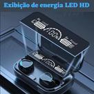 Fone de Ouvido Bluetooth M10 Visor Display Digital