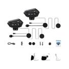 Fone De Ouvido Bluetooth Para Capacete De Moto 1000mAh 500M Intercomunicador Sem Fio Mãos Livres