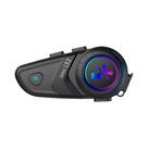 Fone De Ouvido Bluetooth Para Capacete De Moto BT5.4 Sem Fio Chamada Mãos-Livres Estéreo