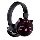 Fone de ouvido Bluetooth para meninas