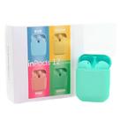 Fone de Ouvido Bluetooth Sem Fio Inpods 12 Macaron Azul Pastel
