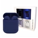 Fone de Ouvido Bluetooth Sem Fio Inpods 12 Simple Azul Escuro V5.0