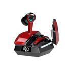 Fone de ouvido Bluetooth sem fio para jogos, sem jogos, Delay Red