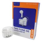 Fone De Ouvido Bluetooth Sem Fio Tws In-ear Auricular Inova Cor Branco