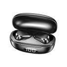 Fone de ouvido Bluetooth True Wireless preto com cancelamento de ruído Fone de ouvido Bluetooth True Wireless preto com cancelamento de ruído