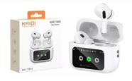 Fone de ouvido bluetooth tws com display tela touch cancelamento de ruído KD 7019