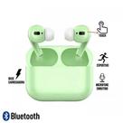 Fone de Ouvido Bluetooth TWS Intra Auricular Touch com Base Carregadora e Microfone Inpods 13 - Verde
