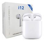 Fone De Ouvido Bluetooth Tws Sem Fio Touch Recarregável Cor Branco
