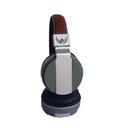 Fone De Ouvido Bluetooth Wireless TF SD P2 MP3 FM Mic Telefone A-839 Cinza/Marrom